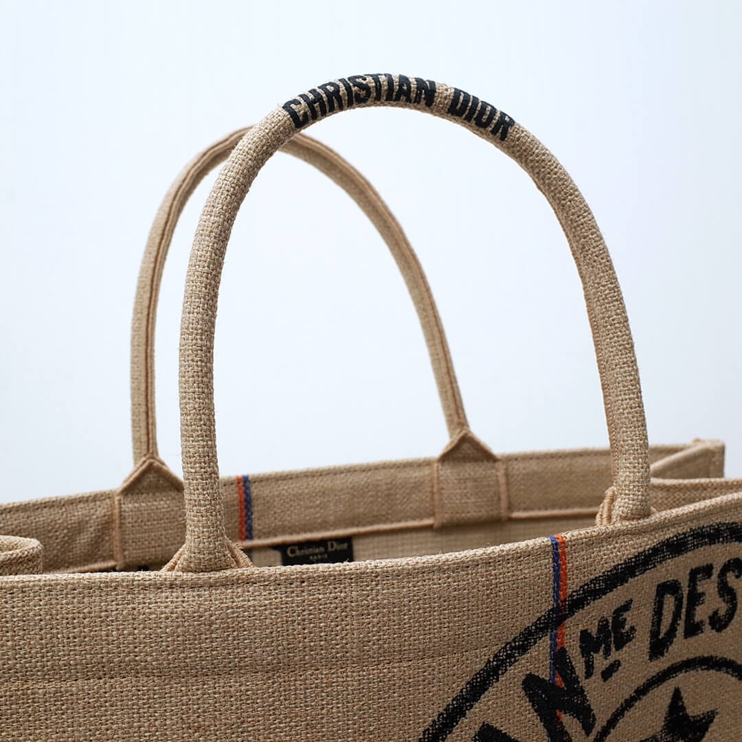 1286 book tote big size 41 5cm 36 5cm embroidery logo red handbag grey 3