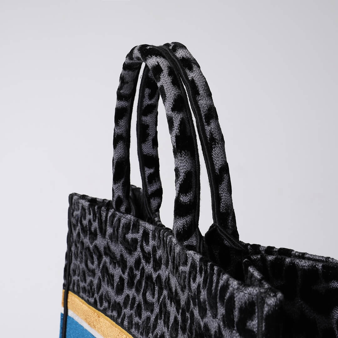 1286 book tote big size 41 5cm 36 5cm embroidery logo red handbag grey mizza