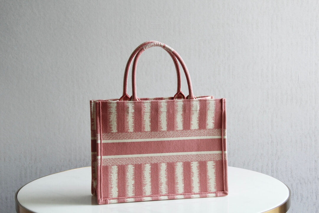 1286 book bag tote embroidery 36 5cm 41 5cm handbag red white 2