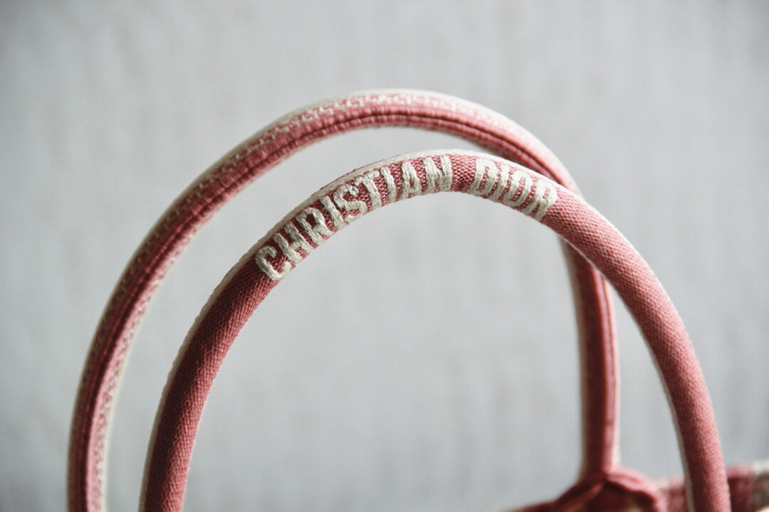 1286 book bag tote embroidery 36 5cm 41 5cm handbag red white 2