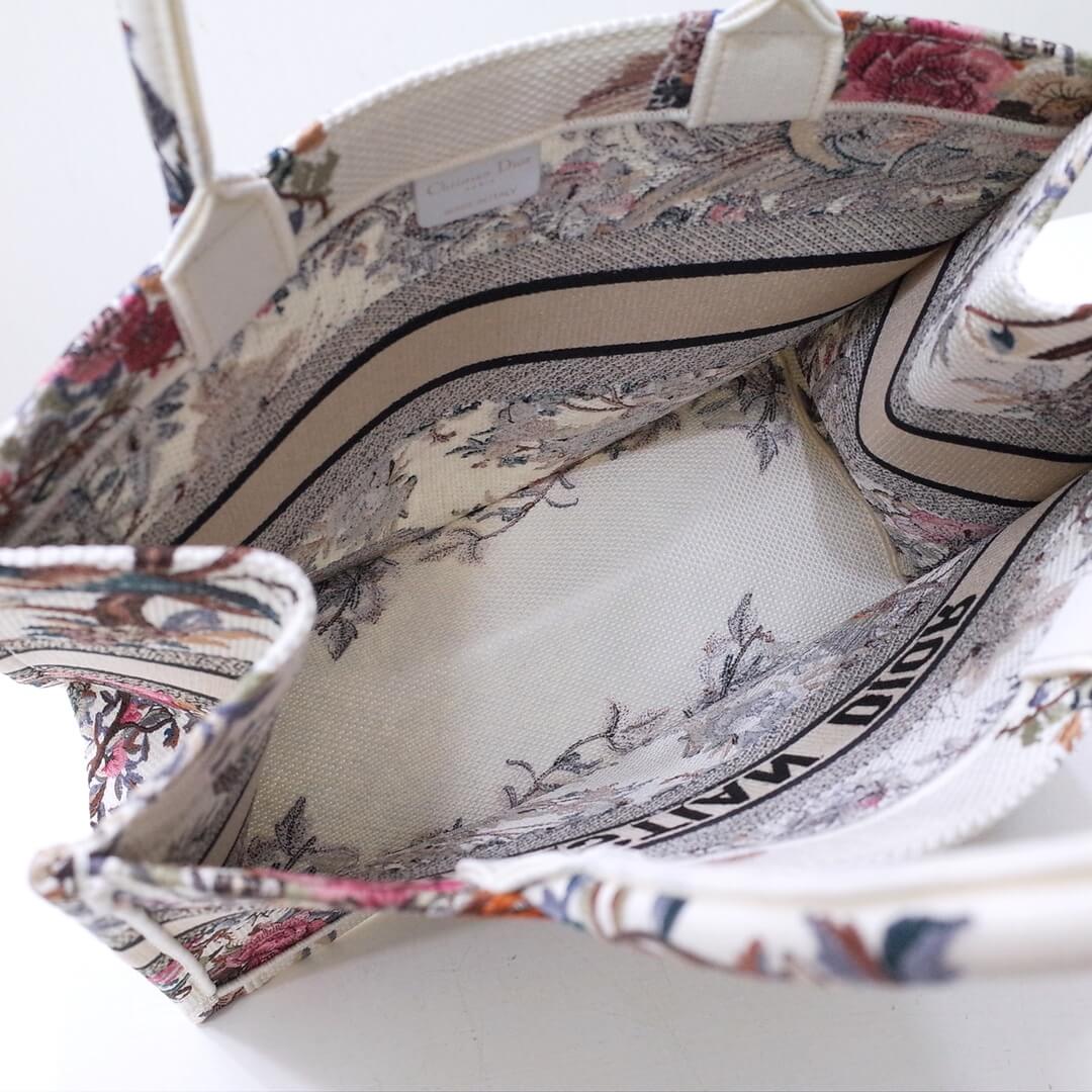 1286 book bag tote embroidery 36 5cm 41 5cm handbag white printing