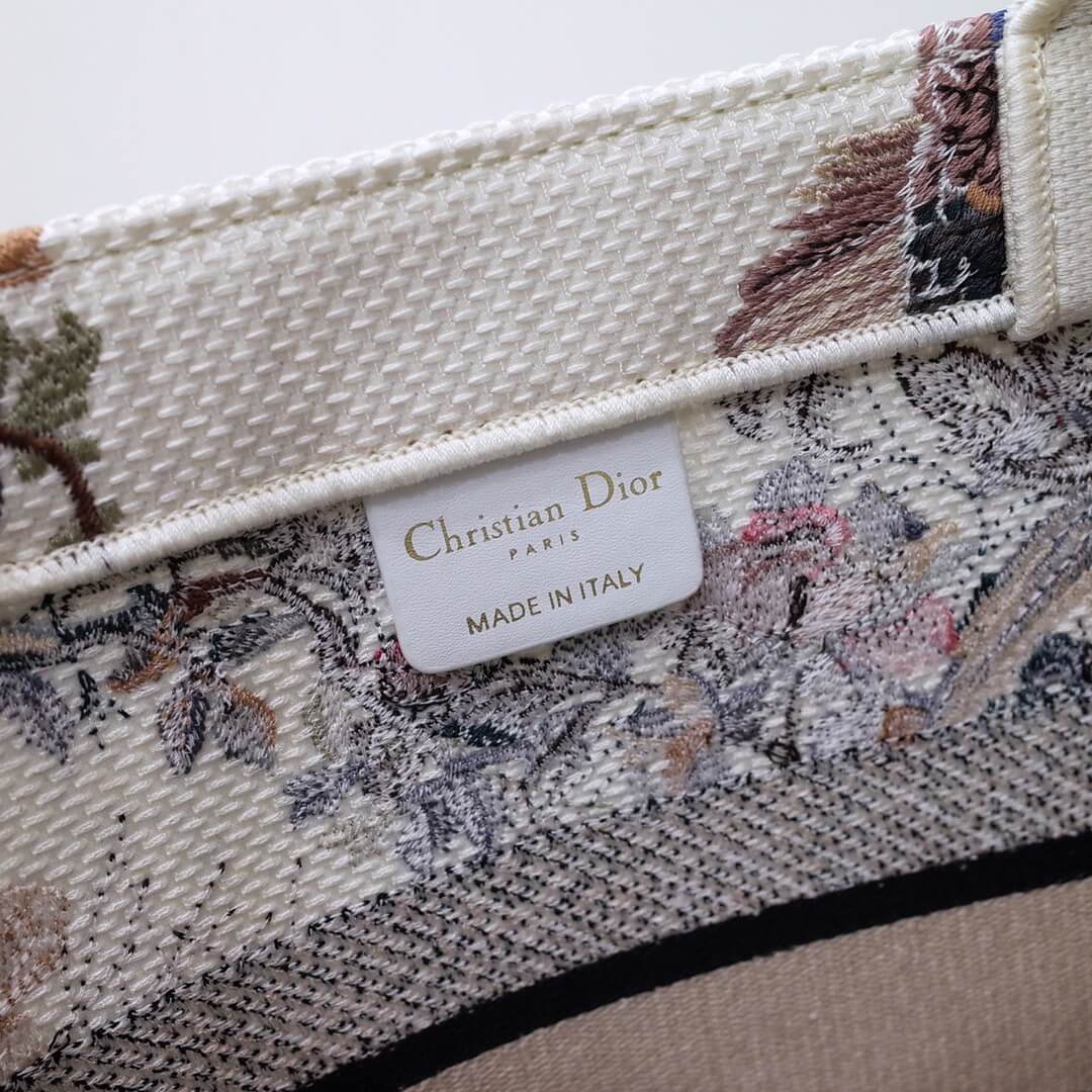 1286 book bag tote embroidery 36 5cm 41 5cm handbag white printing