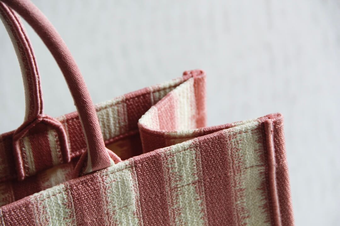 1286 book bag tote embroidery 36 5cm 41 5cm handbag red white 2