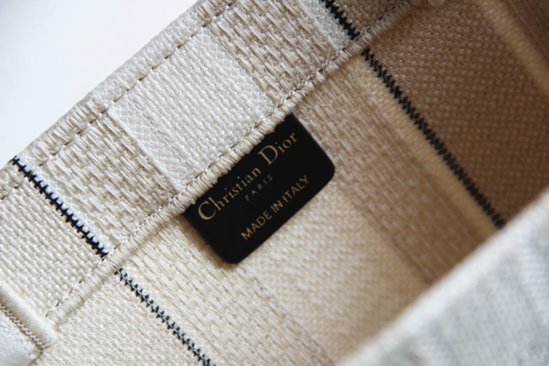 1286 book bag tote embroidery khaki 36 5cm 41 5cm handbag