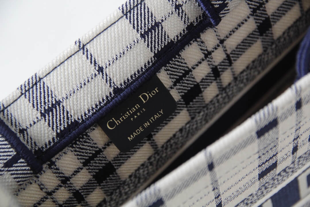 1286 book bag tote embroidery black and white 36 5cm 41 5cm handbag