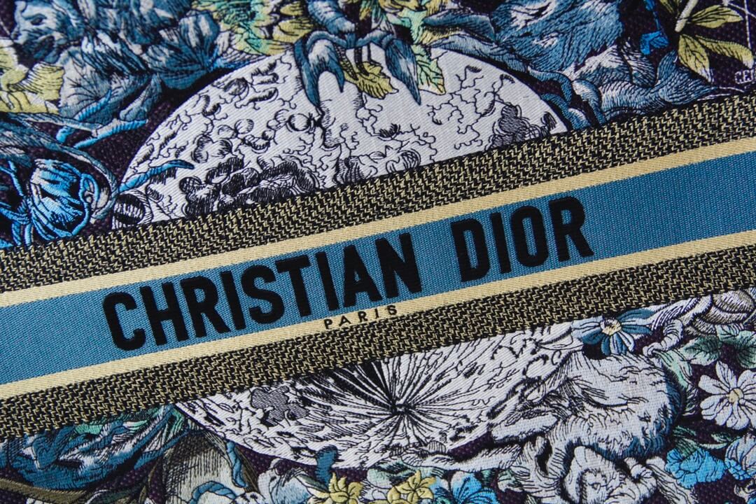 1286 book bag tote embroidery blue white 36 5cm 41 5cm handbag