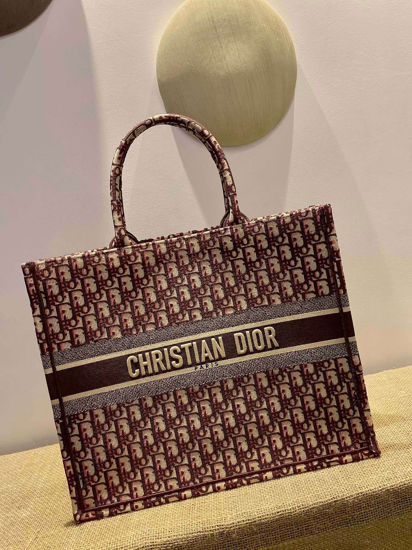 1286 book bag tote embroidery 36 5cm 41 5cm handbag purple red