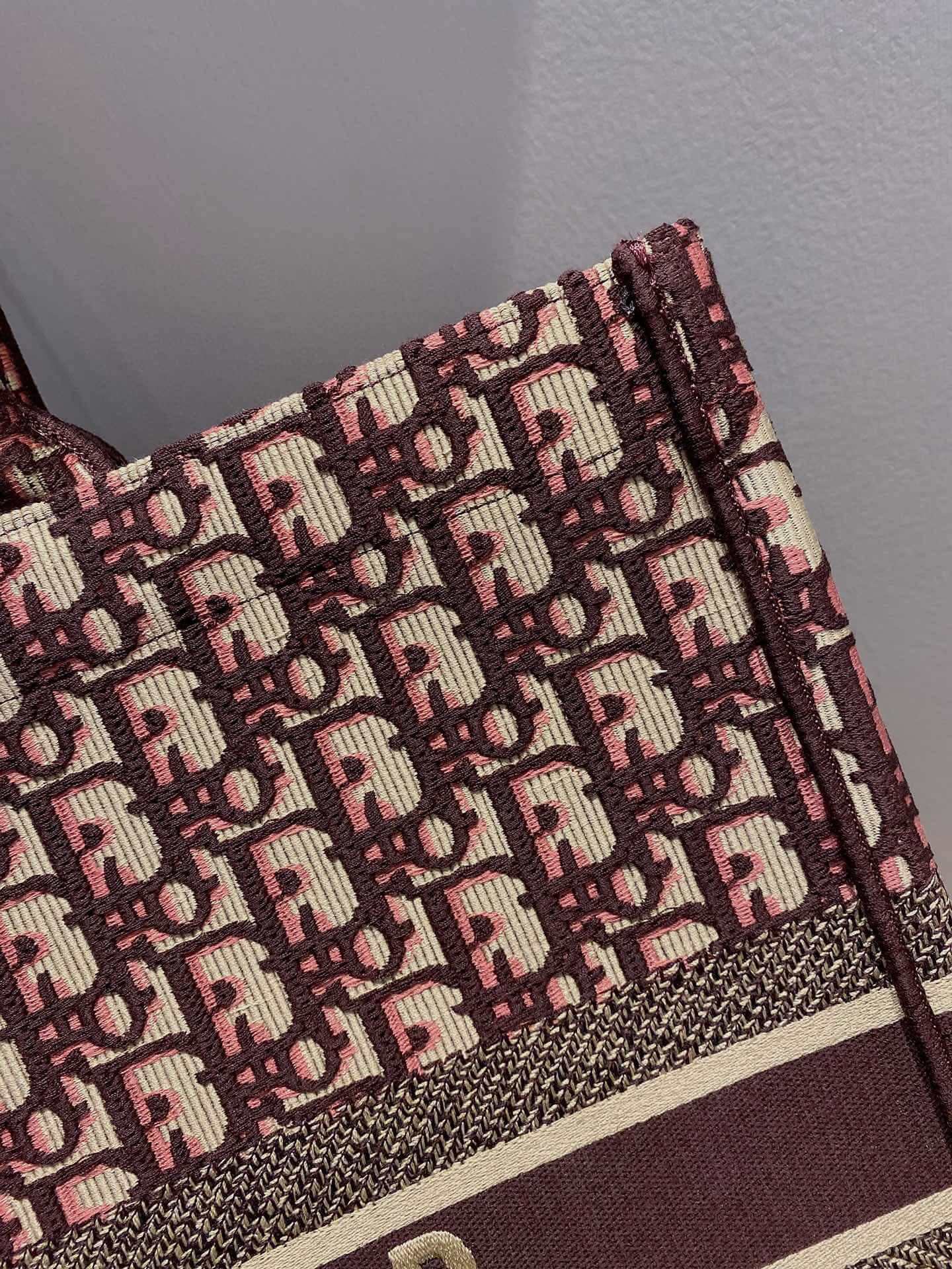 1286 book bag tote embroidery 36 5cm 41 5cm handbag purple red