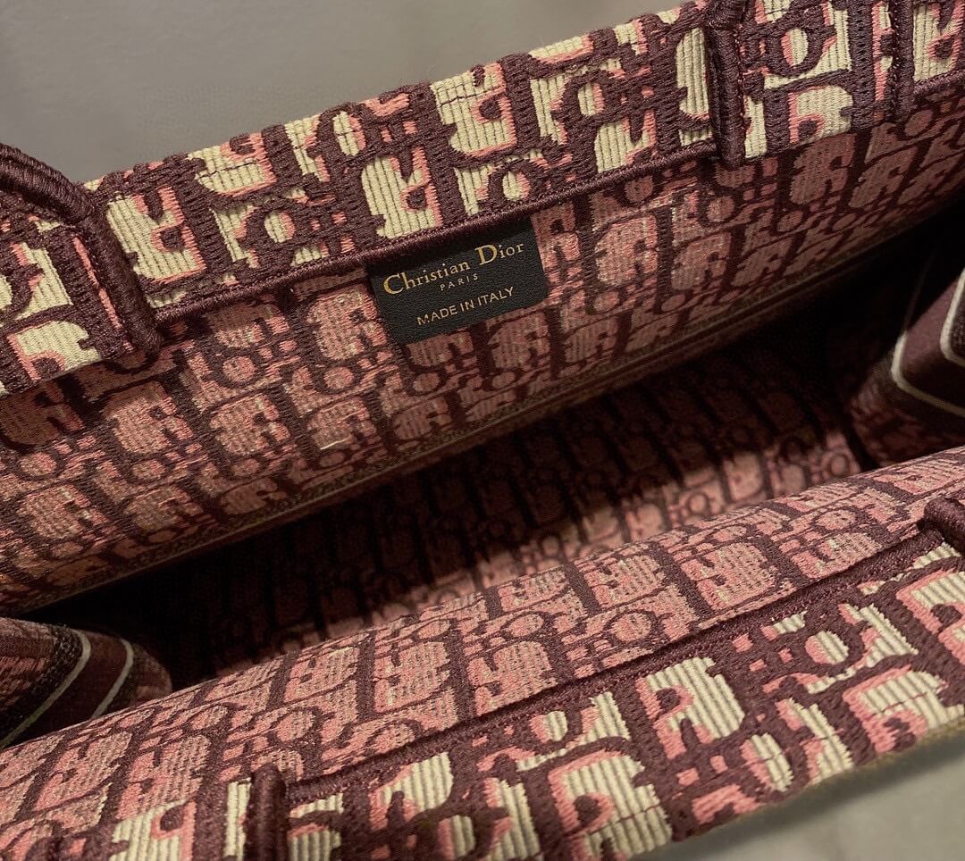 1286 book bag tote embroidery 36 5cm 41 5cm handbag purple red