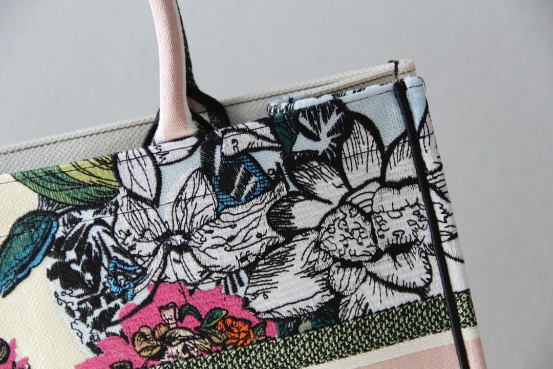 1286 book tote big size mini 36 5cm 41 5cm pink grey