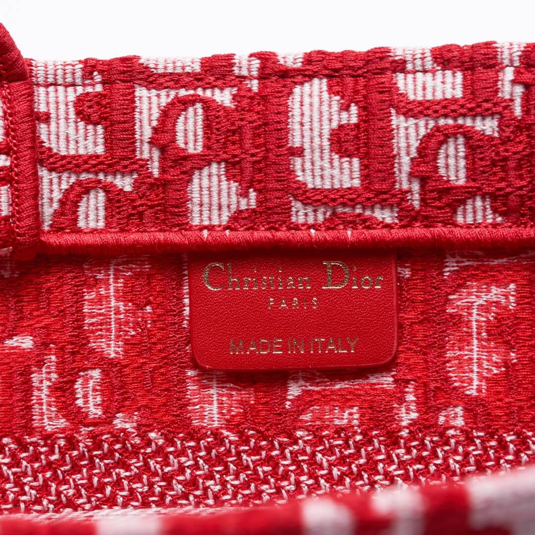 1286 book tote big 26 5cm embroidery logo red handbag red 5