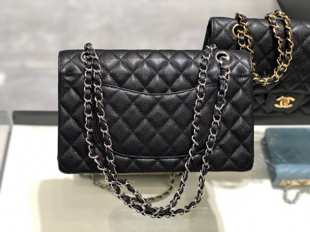 silver caviar CF 25.5 sling bag