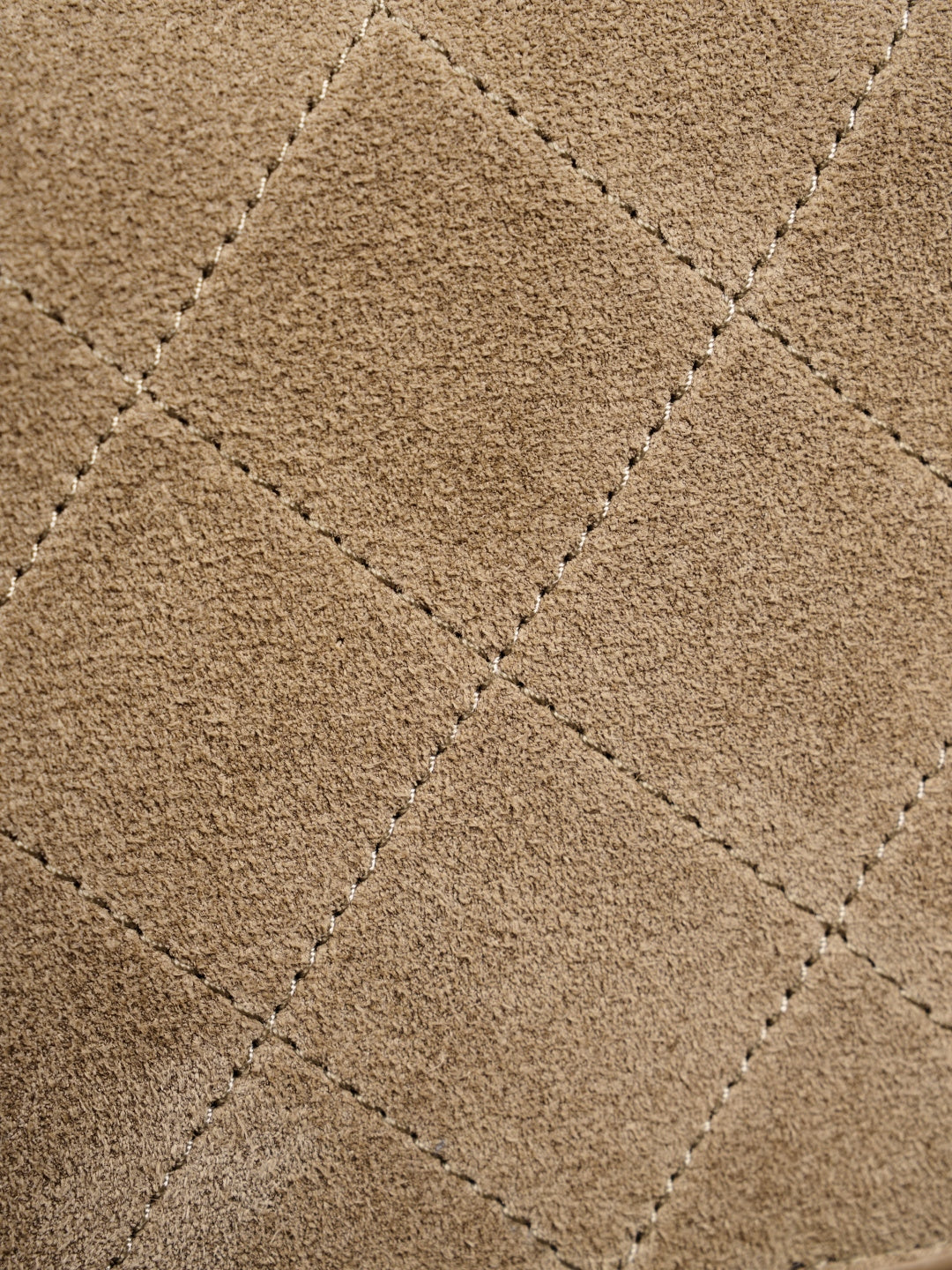 Chanel Maxi Flap Dark Beige Suede - Image 3