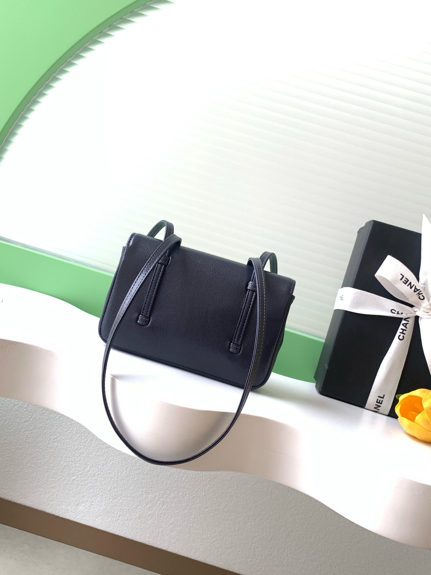 Chanel 26P Mini Preppy Coco Bag Dark Blue AP5068 - View 3