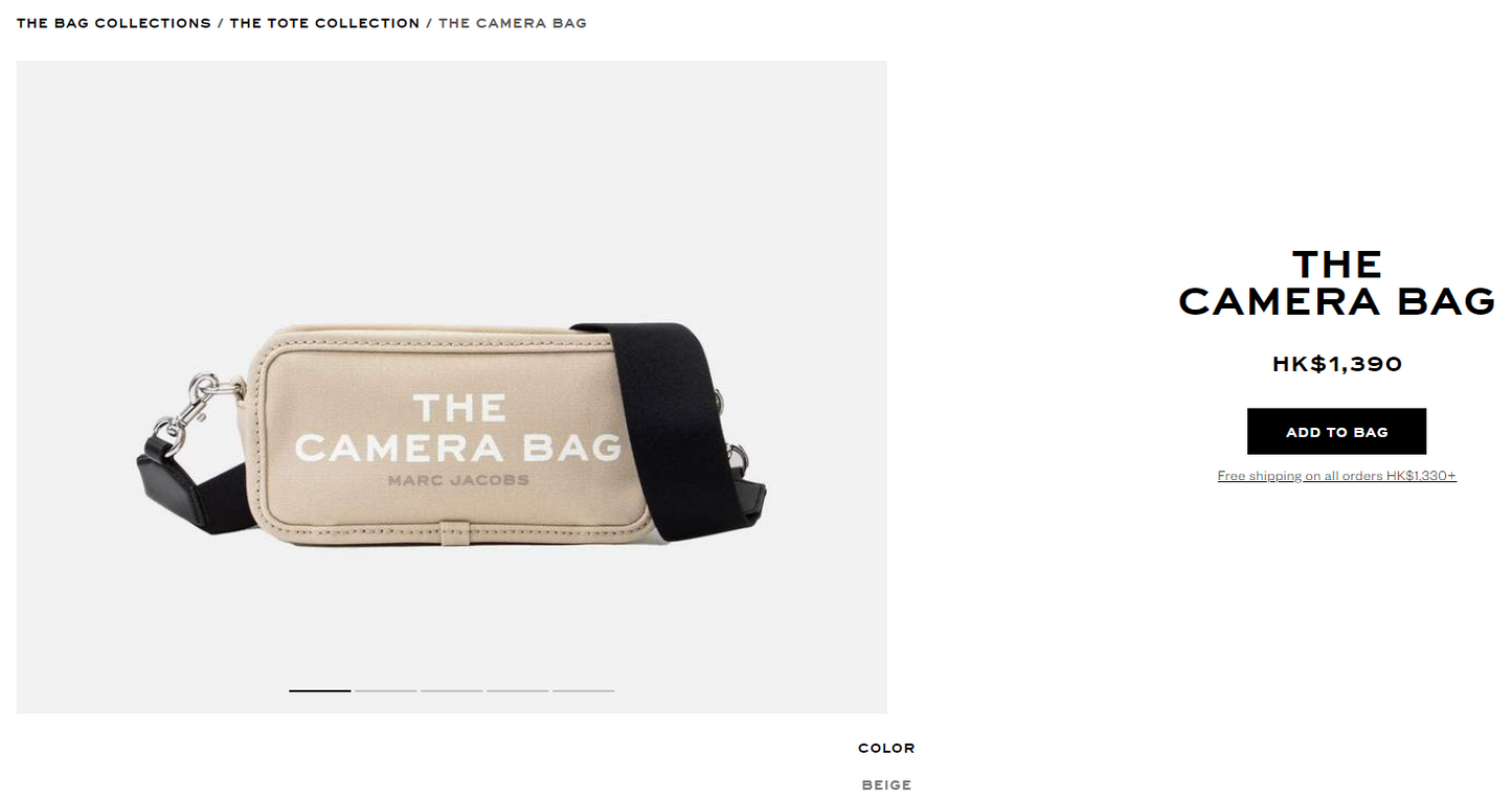 mj the camera bag black