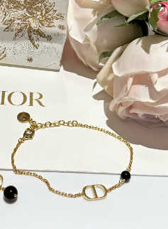 hanging pearl fashion versatile cd black pearl necklace and single chain bracelet xlc30