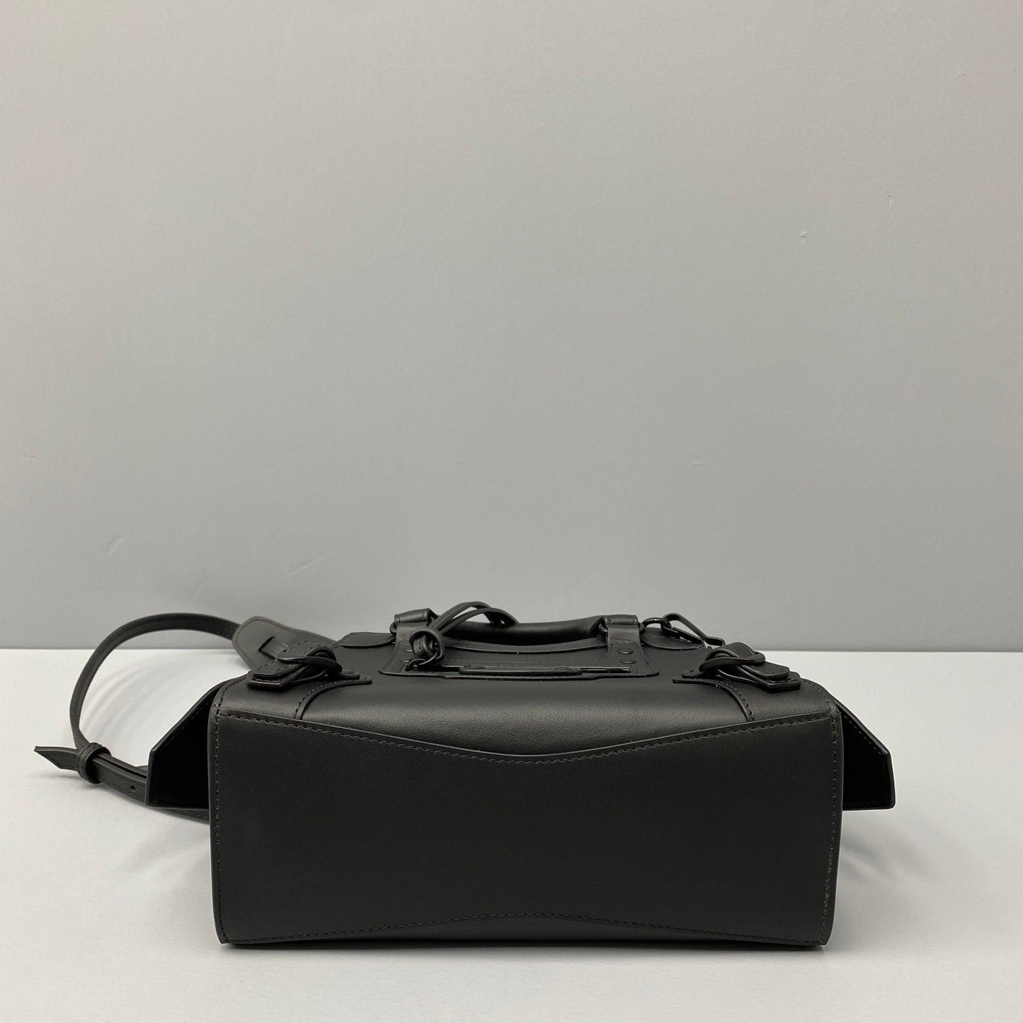 balenciaga neo classic plain leather mini size black 1992