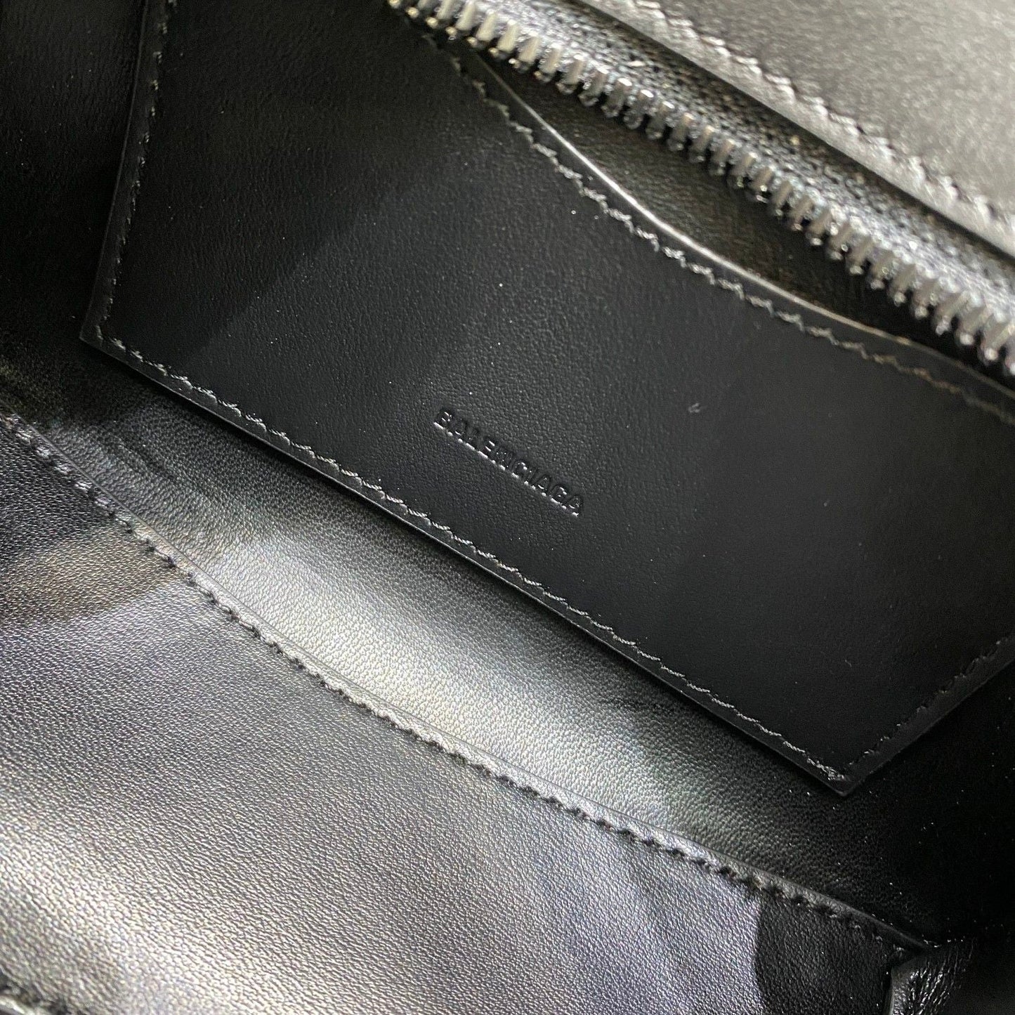 balenciaga neo classic plain leather mini size black 1993