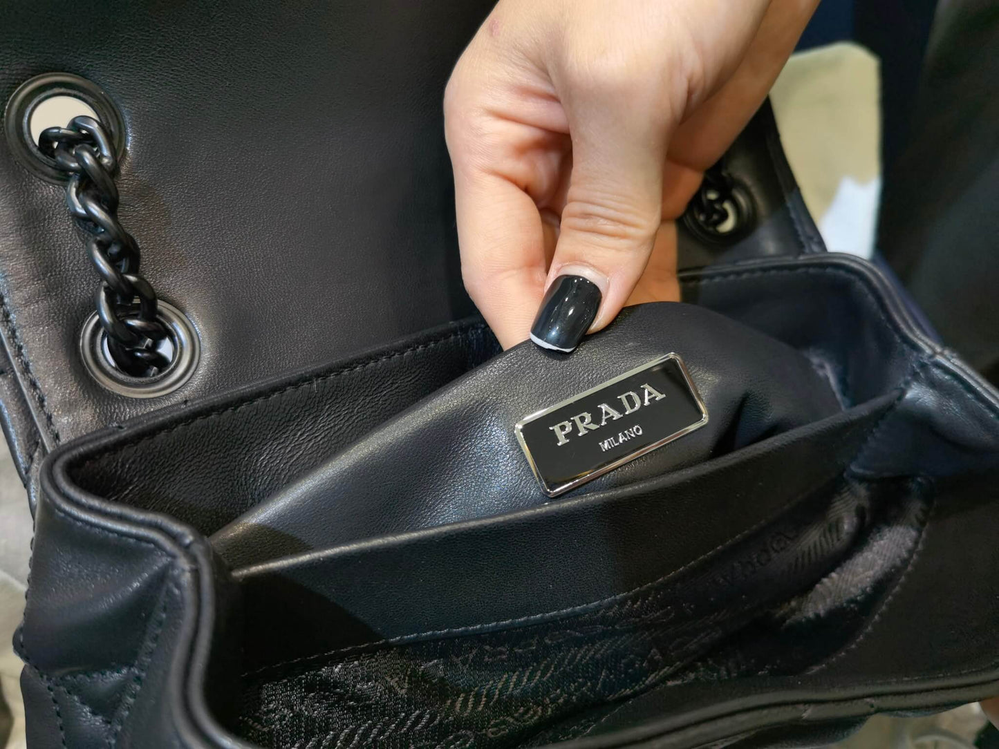 1bd233 prada spectrum 22cm black shoulder bag cross body bags