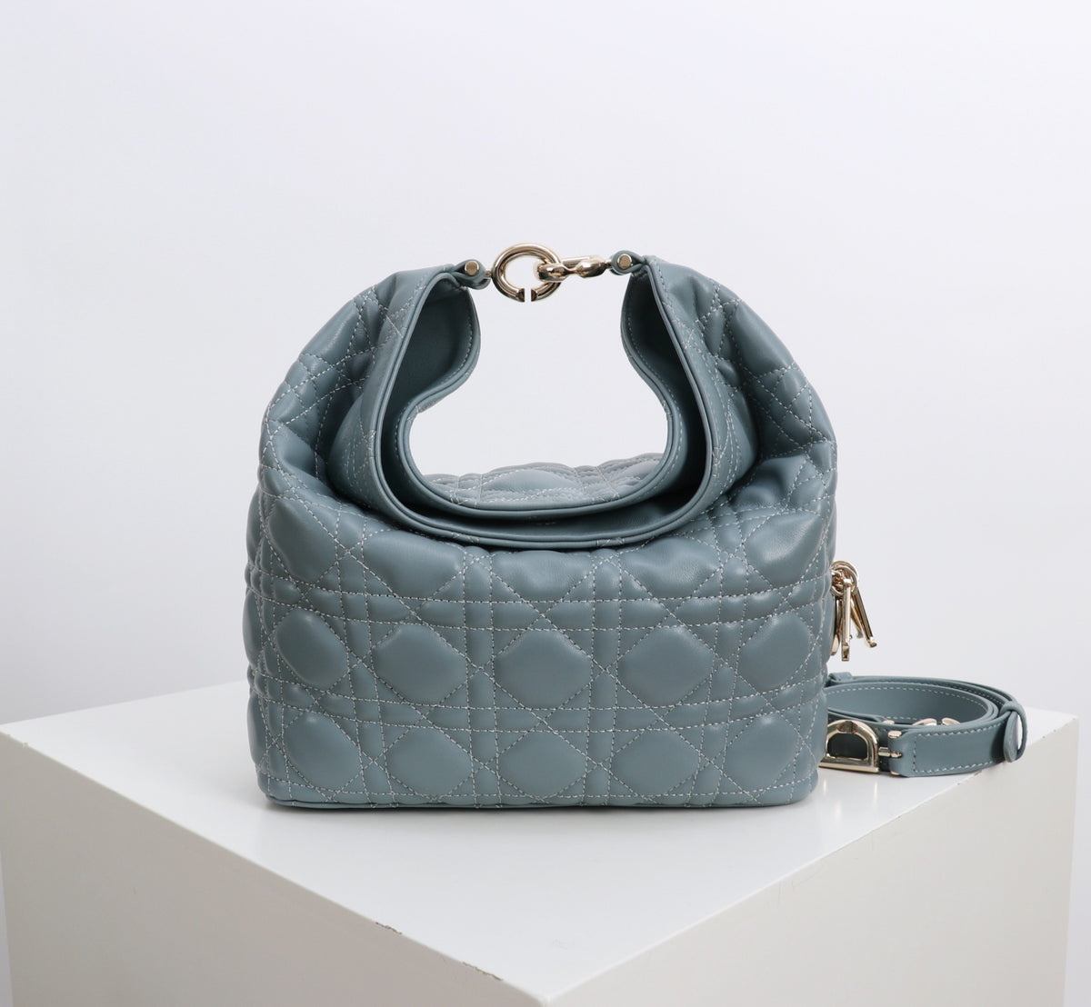 Dior Jonathan Anderson Army Green Blue Gold Hardware 1538