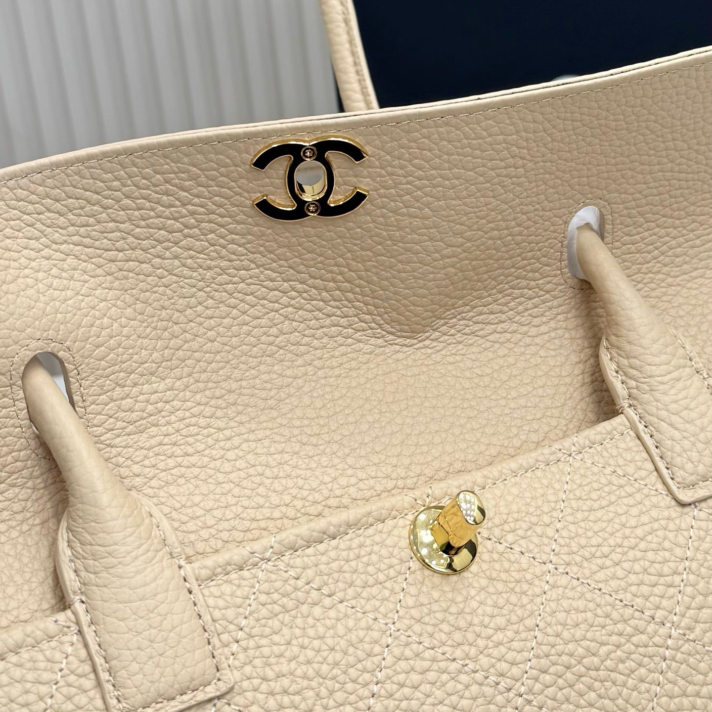 Chanel 26S Flap Bag Apricot Calfskin AS6288