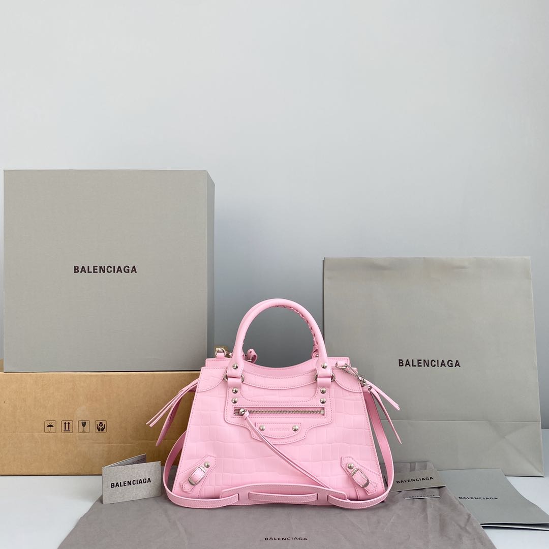 balenciaga bag medium size pink neo classic 92535