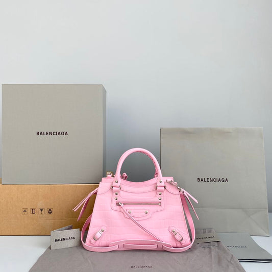 balenciaga bag medium size pink neo classic 92535