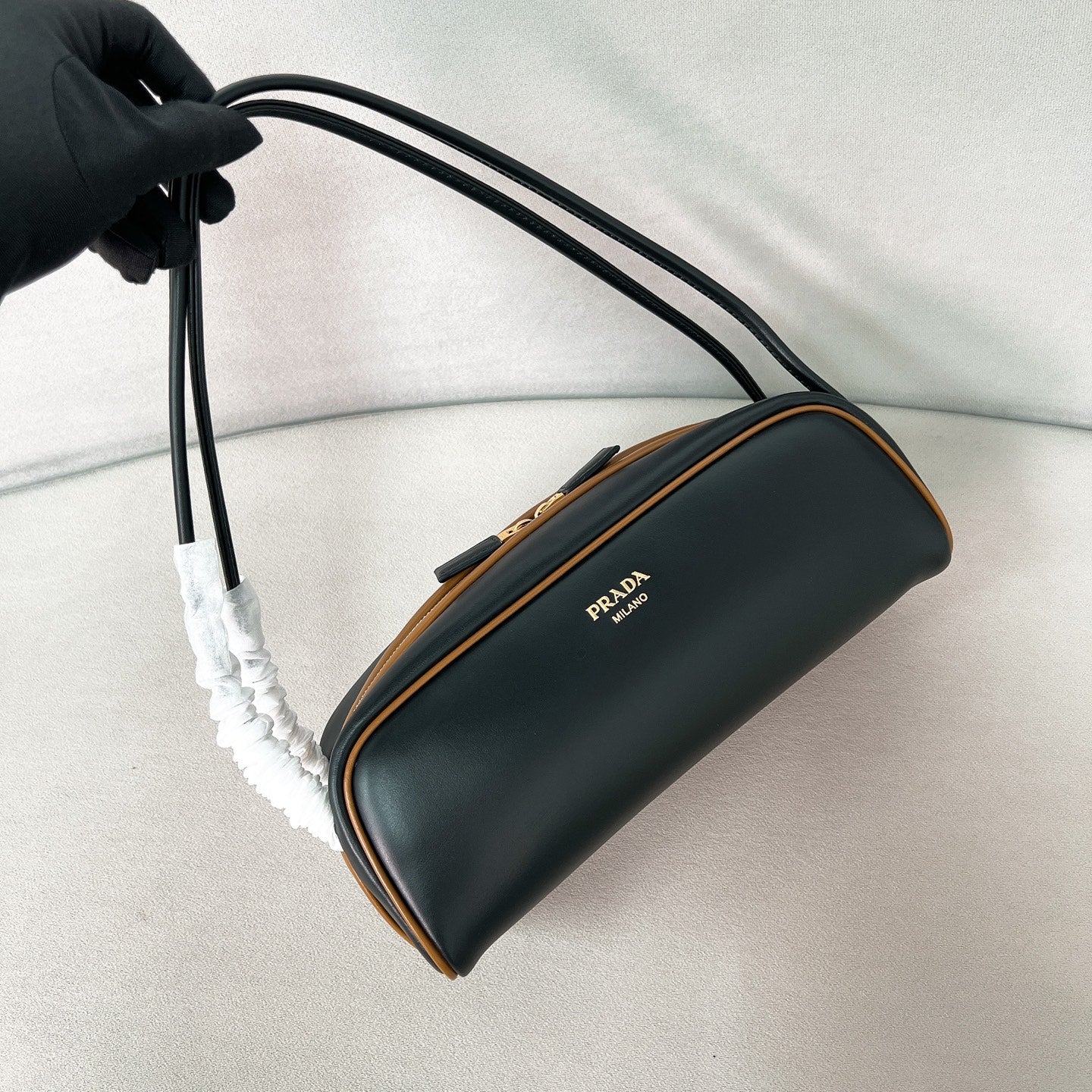 PRA 2025 New Bowling Handbag swing bag 1BC249 Black