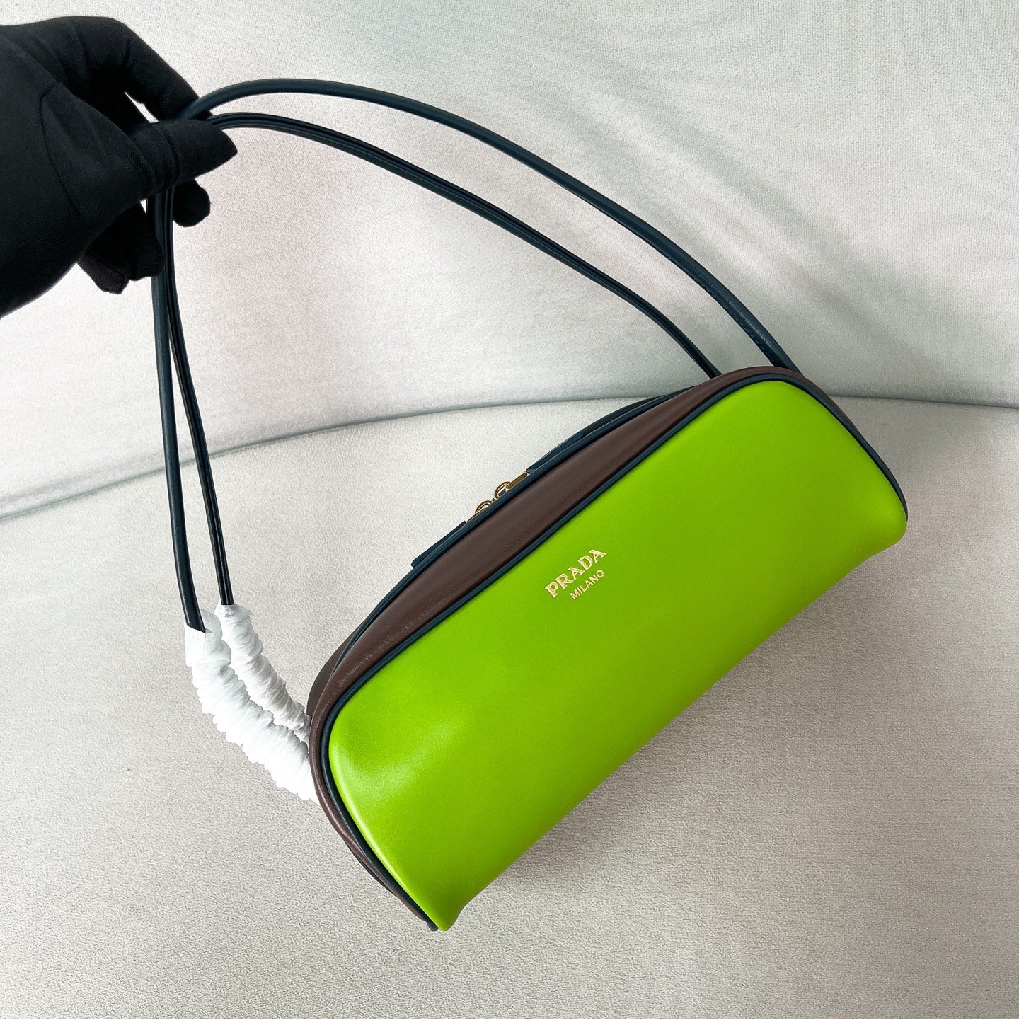 PRA 2025 New Bowling Handbag swing bag 1BC249 Green