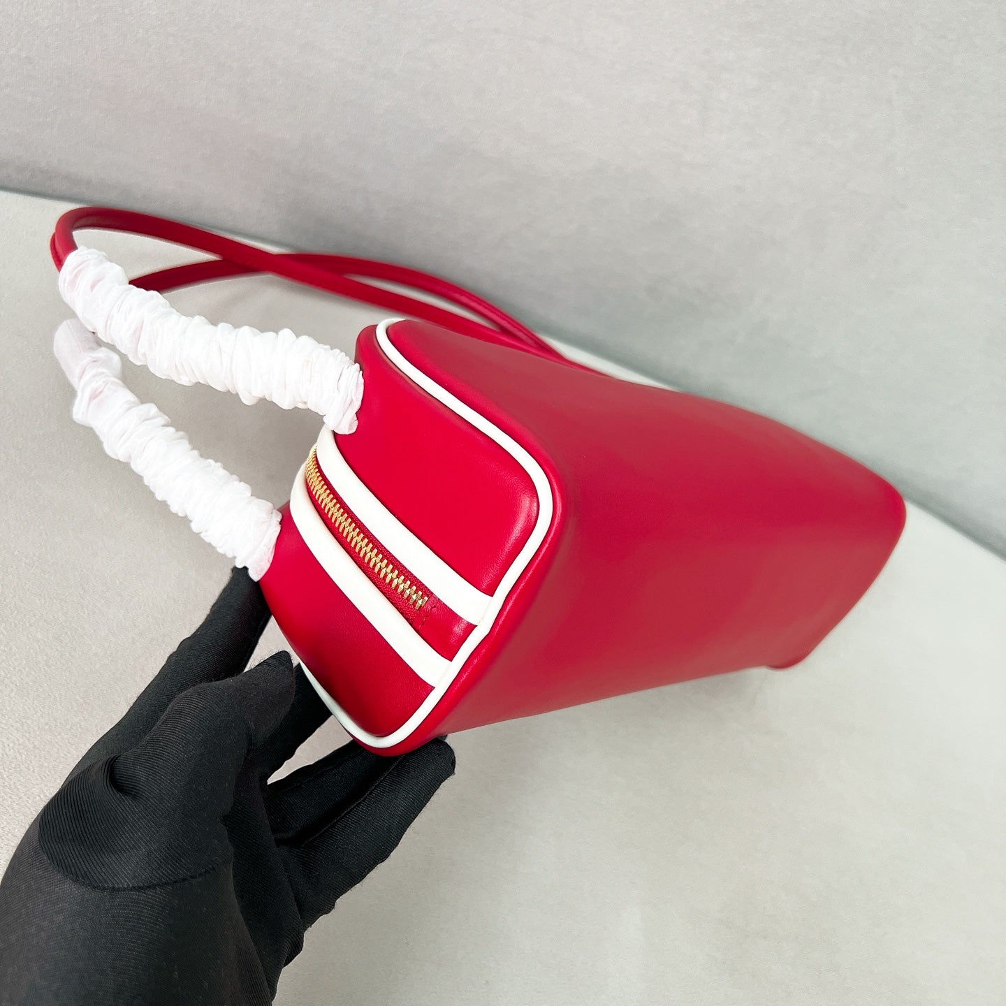 PRA 2025 New Bowling Handbag swing bag 1BC249 Red