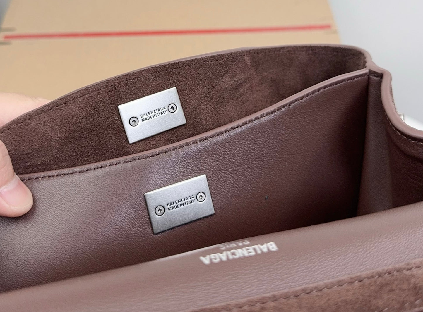 New suede leather lining sheepskin Balenciaga Rodeo 22CM XY25850