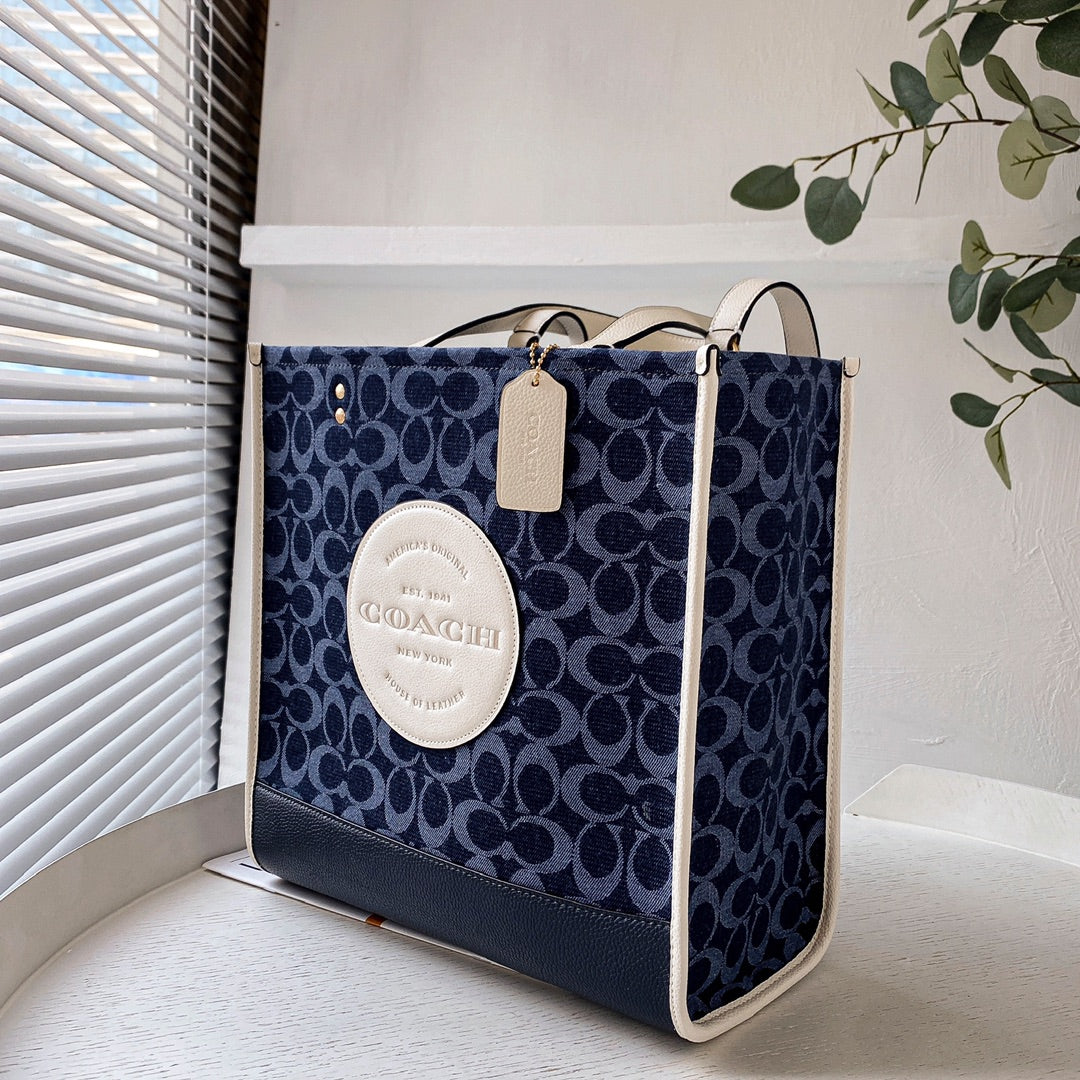 coa totes bags dark blue 2823 big size