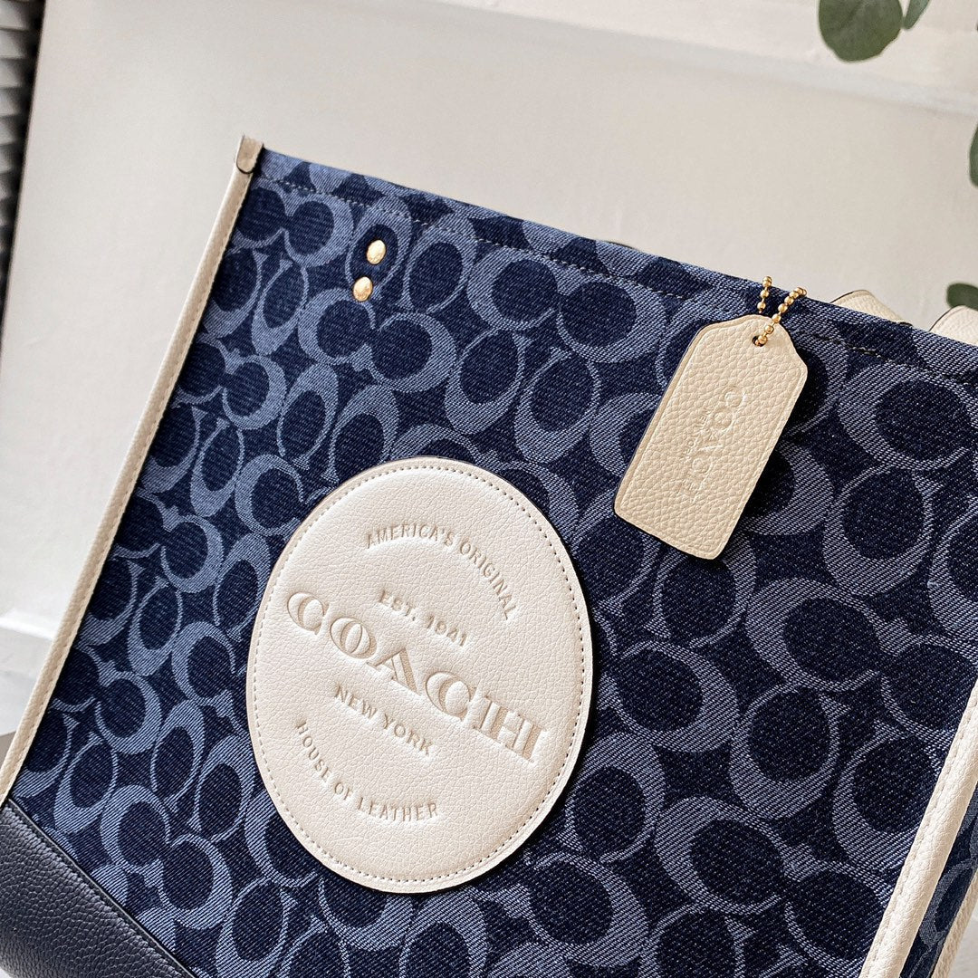 coa totes bags dark blue 2823 big size