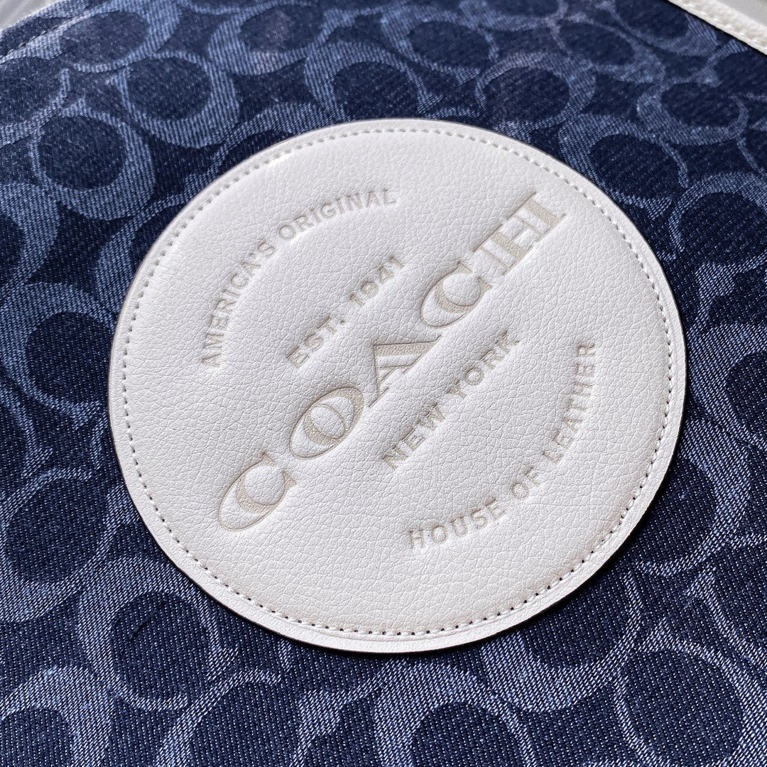 coa totes bags dark blue 2823 big size