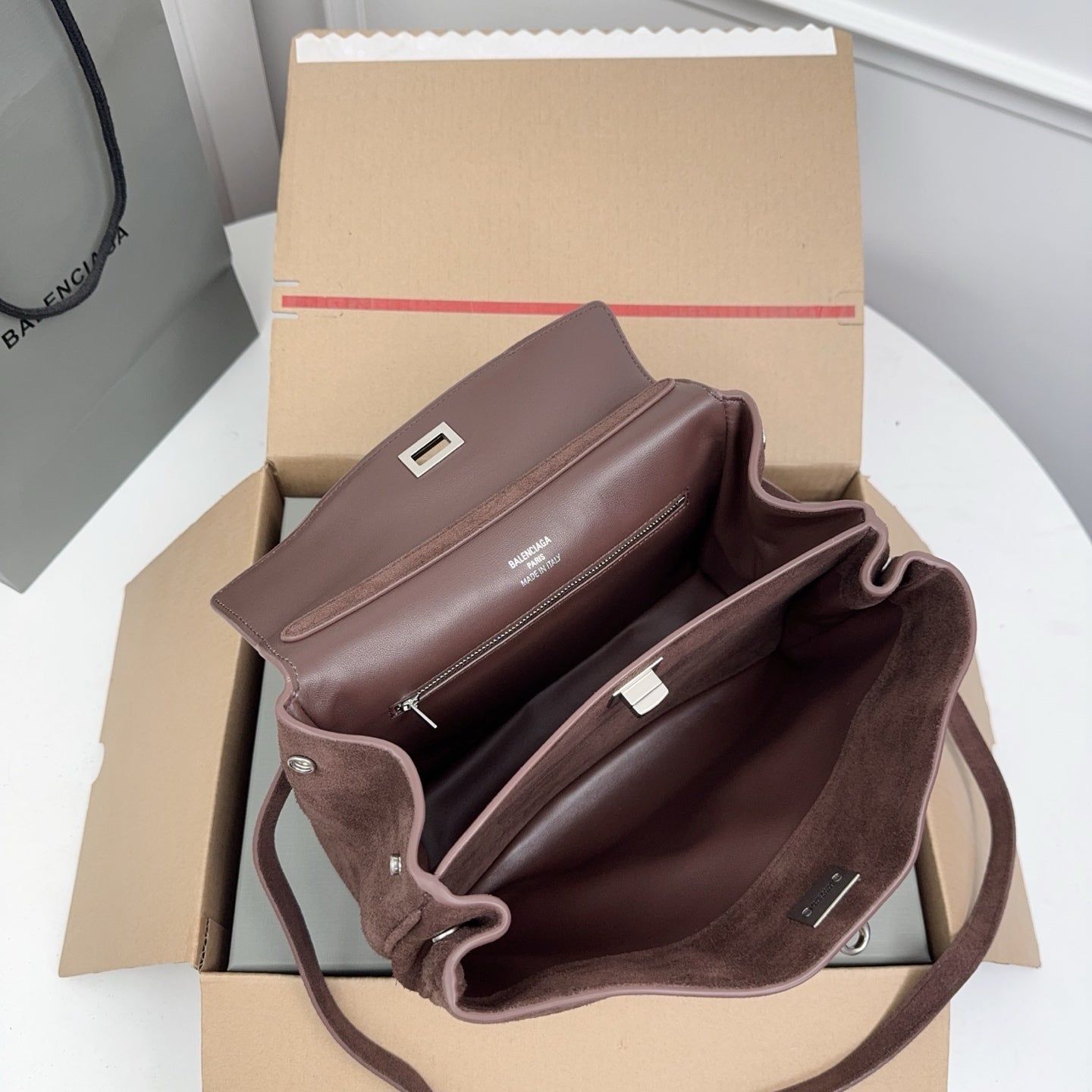 New suede leather lining sheepskin Balenciaga Rodeo 29CM XY2590