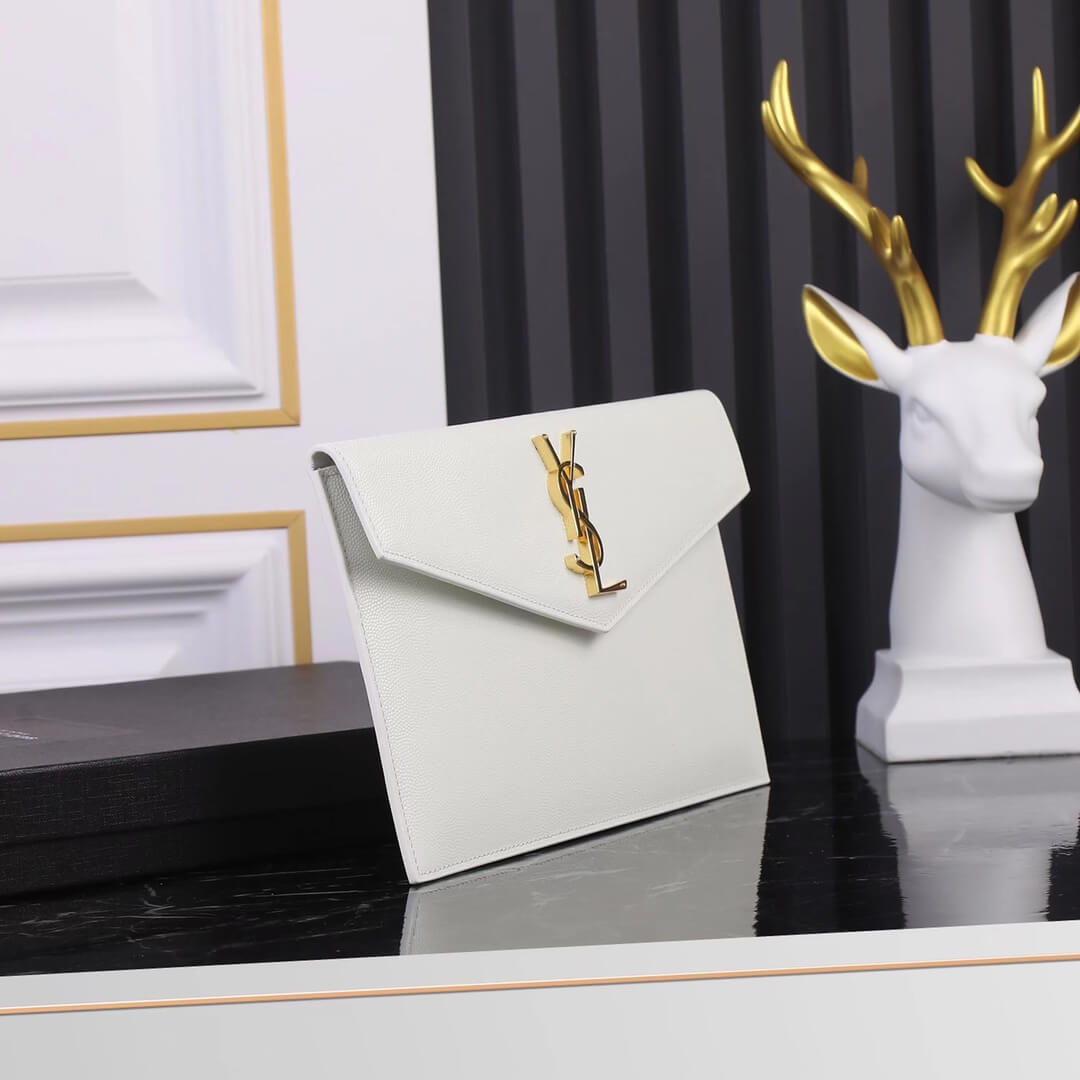 ys l565739 clutch bag brown metallic silver leather free shipping µĸ±±¾