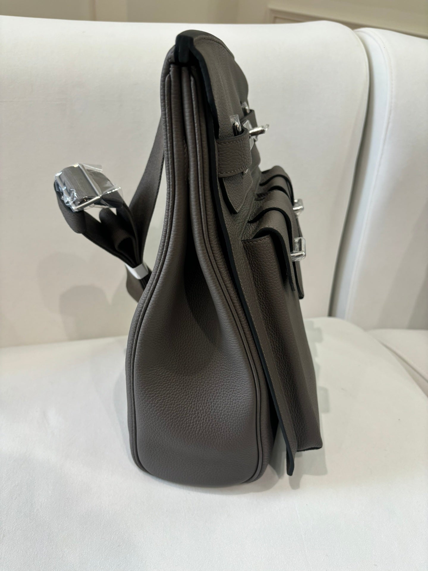 Hermes Hac a Dos Backpack 29cm Grey - View 3
