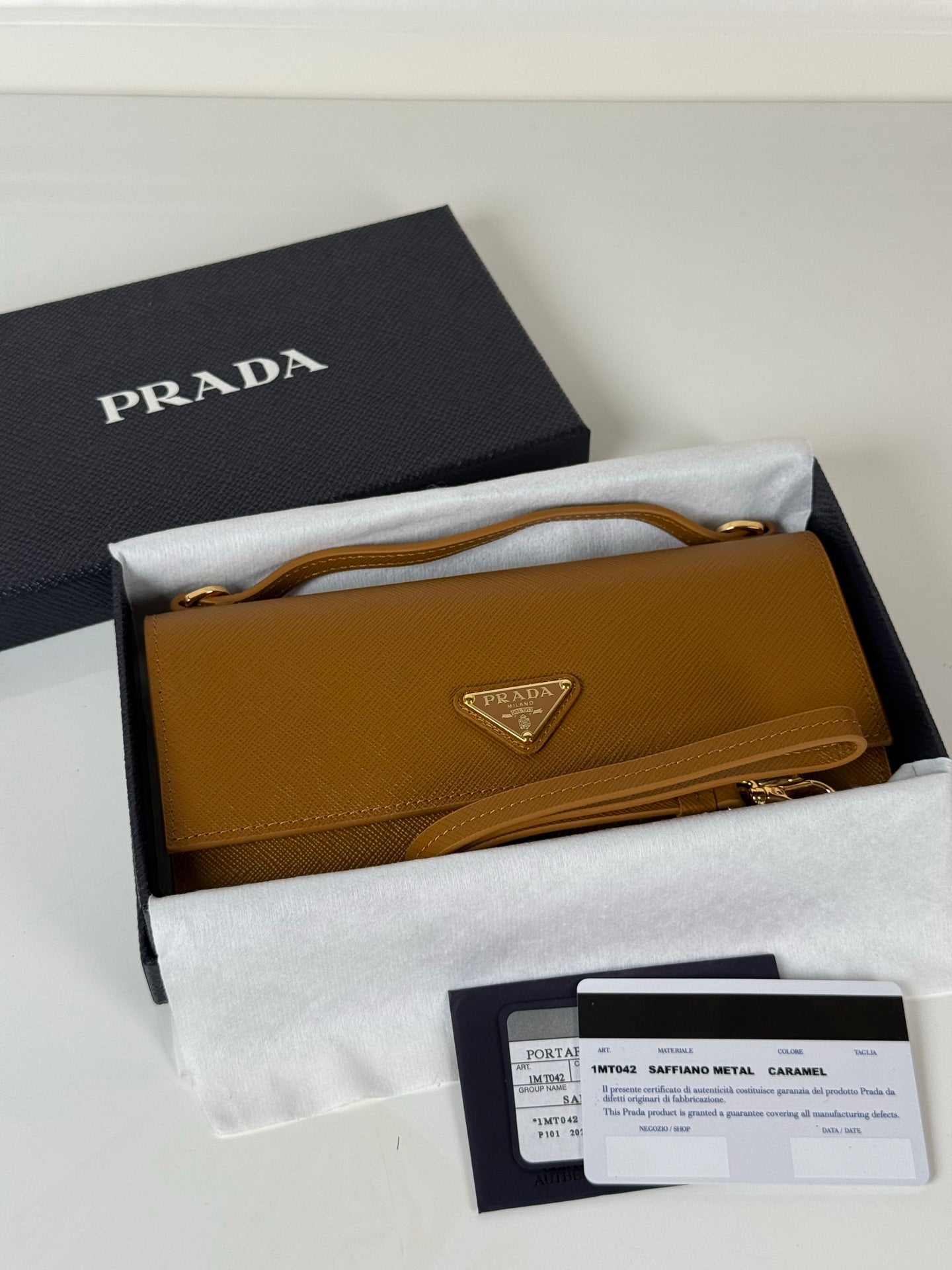 Prada 1MT042 Wallet Brown - View 8