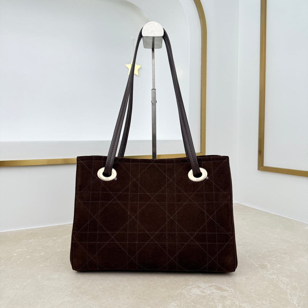Dior Small Promenade Shopping Bag Coffee M1410