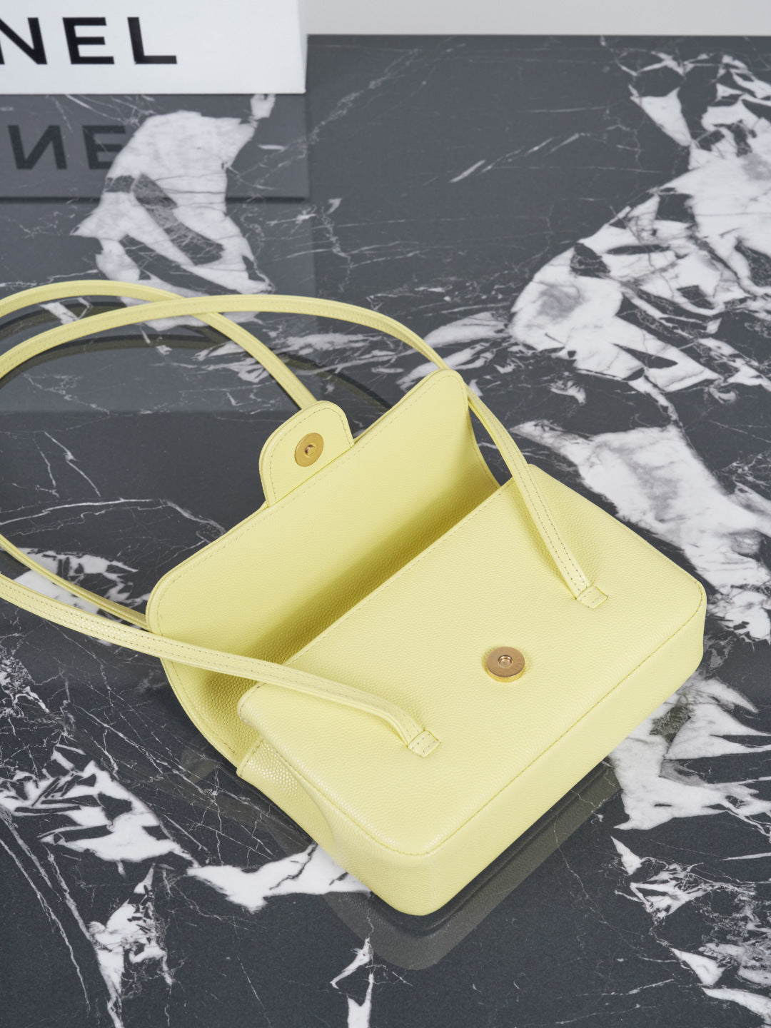 Chanel 26P Mini Preppy Coco Bag Yellow AP5068 - View 7