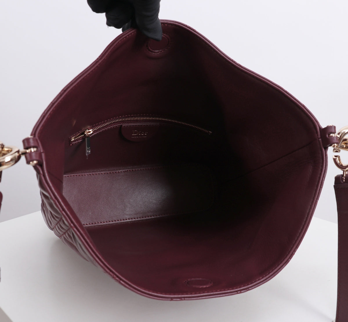 Dior Jonathan Anderson Wine Red Gold Hardware 1538