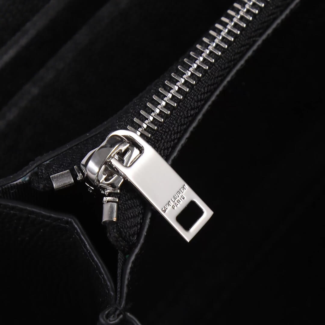 ys l358094 wallet black golden color leather µĸ±±¾