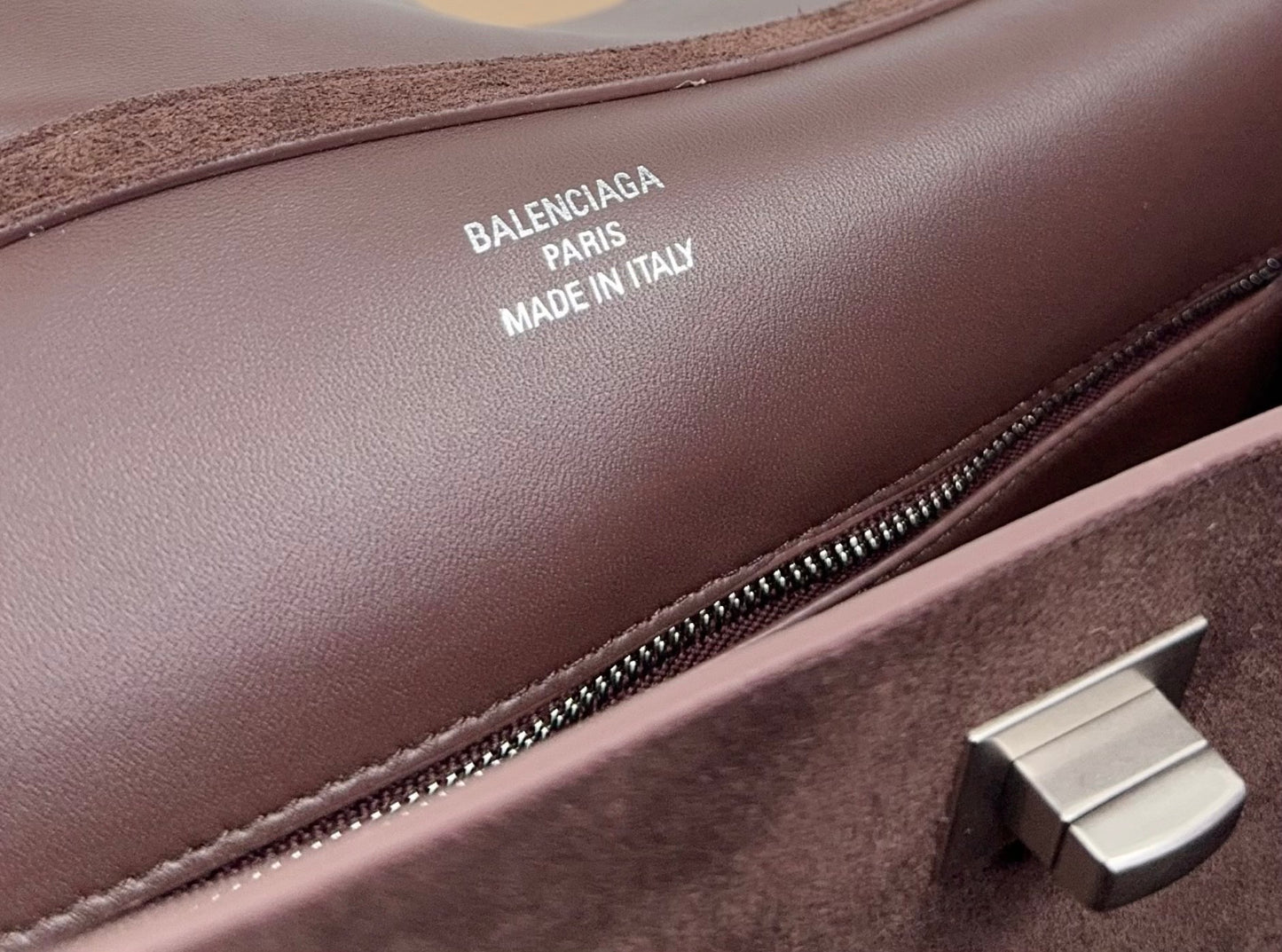 New suede leather lining sheepskin Balenciaga Rodeo 35CM XY2595