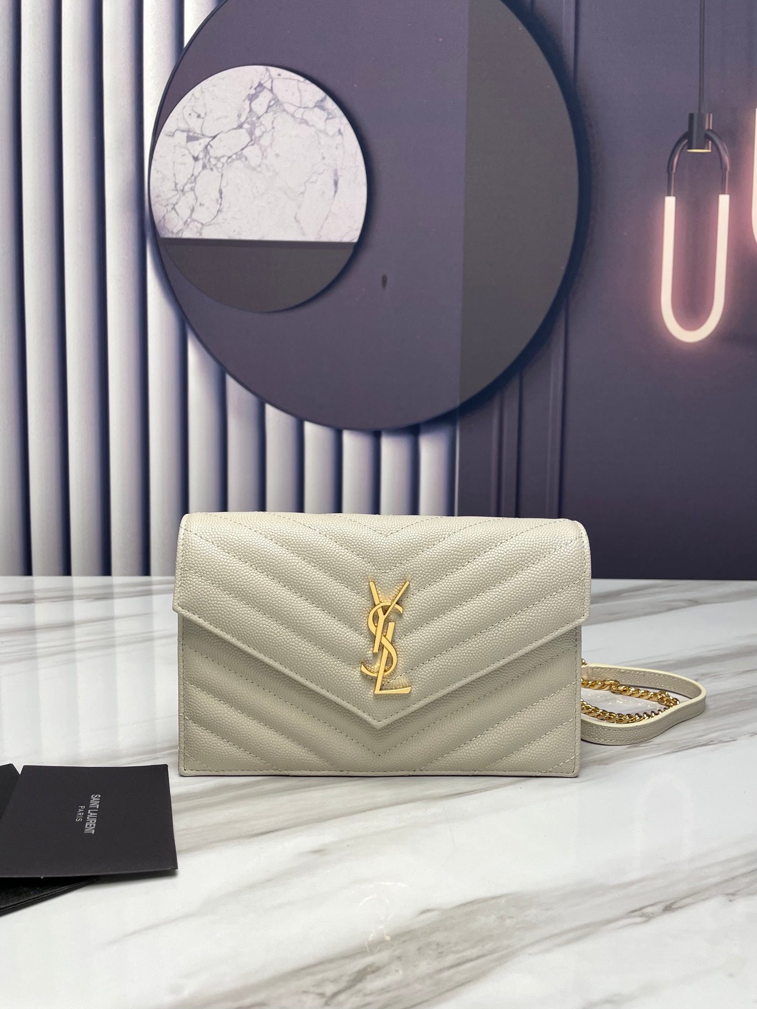  IN MIX MATELASS¨¦ GRAIN DE POUDRE EMBOSSED LEATHER 393953