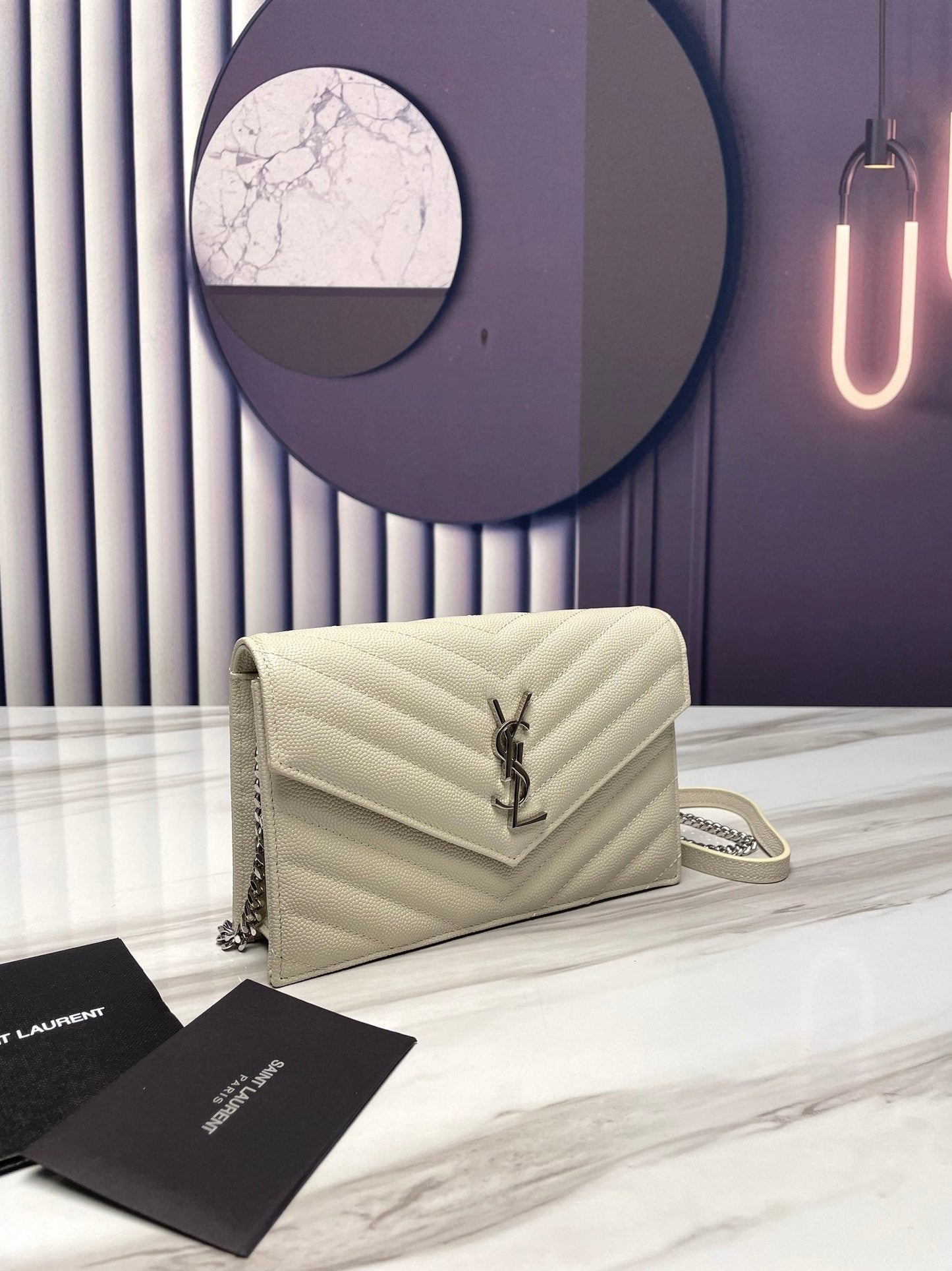  IN MIX MATELASS¨¦ GRAIN DE POUDRE EMBOSSED LEATHER 393953