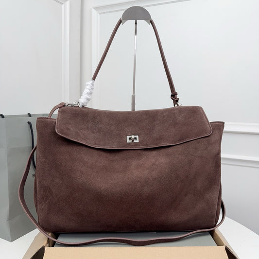 New suede leather lining sheepskin Balenciaga Rodeo 40CM XY25115