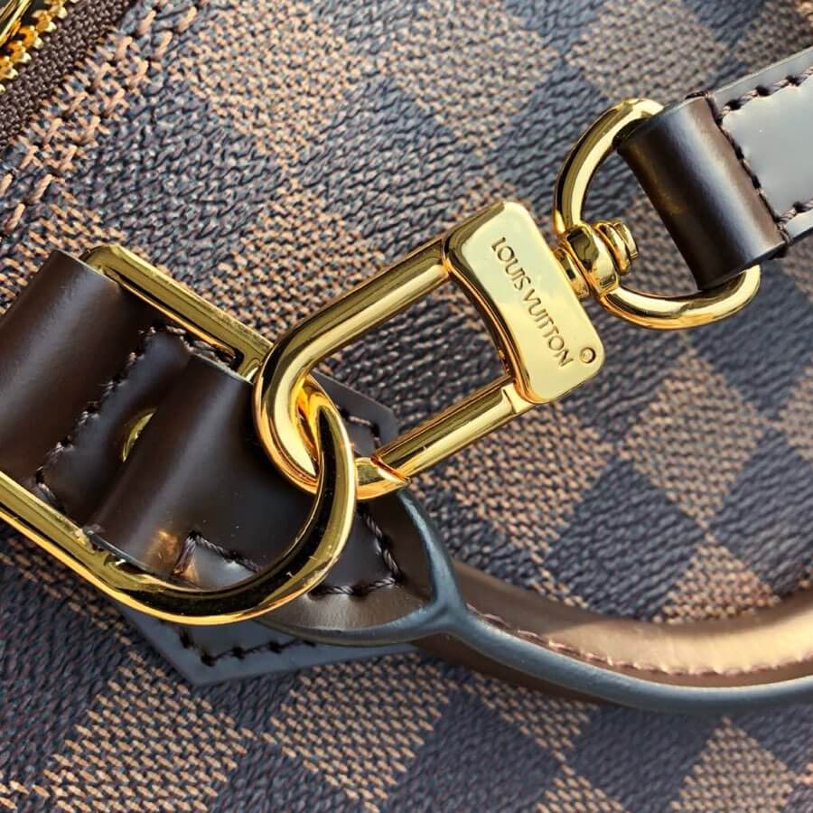 41221 alma bb 25cm handbag shoulder bag cross body bags brown calfskin monogram