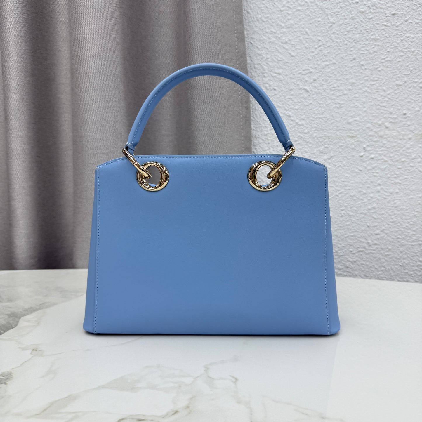 Dior Bow Tote Blue Hardware DO0737 - Image 3