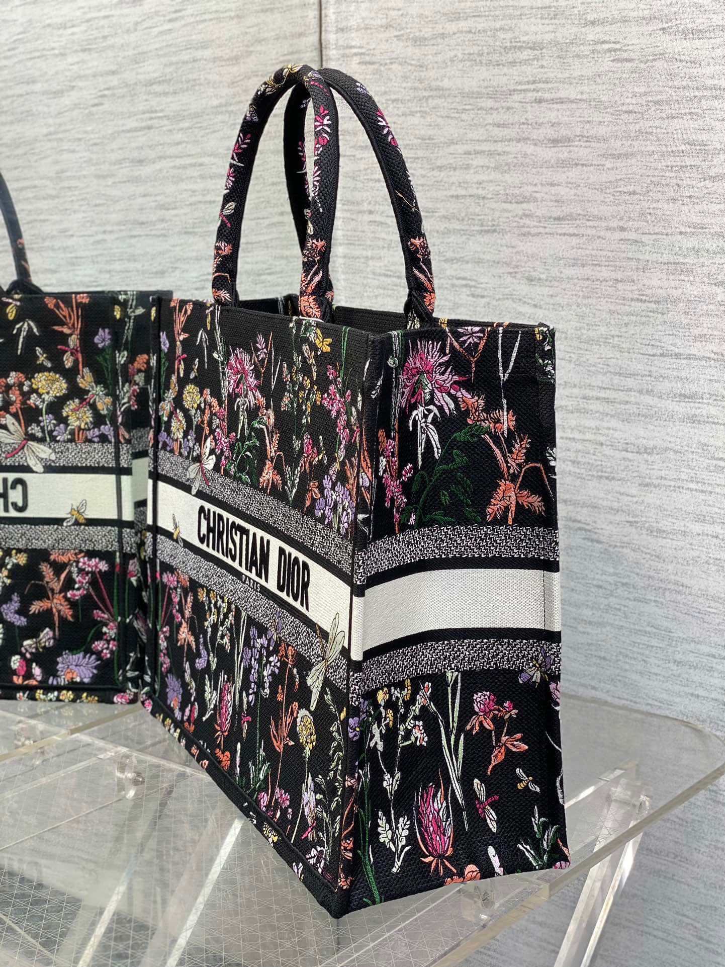 DO 1286 Book Tote Handbag Embroidery large size 41.5cm Qinglian