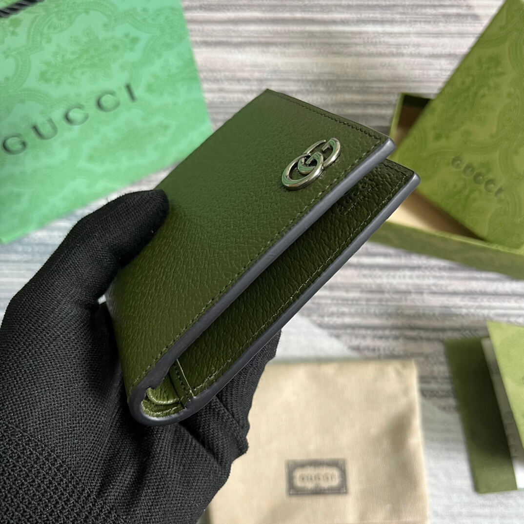 428726 marmont gg wallet mens wallet 21cm green materials and care mens bag man bag